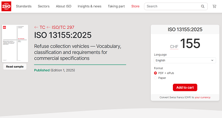 历史性突破 | 必一运动Bsports环境主导！首个由中国企业牵头编制的环卫装备ISO国际标准正式发布！